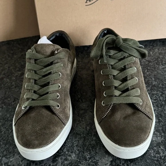 FRYE SINDY MOTO SNEAKERS FATIGUE OLIVE GREEN SIZE 7.5